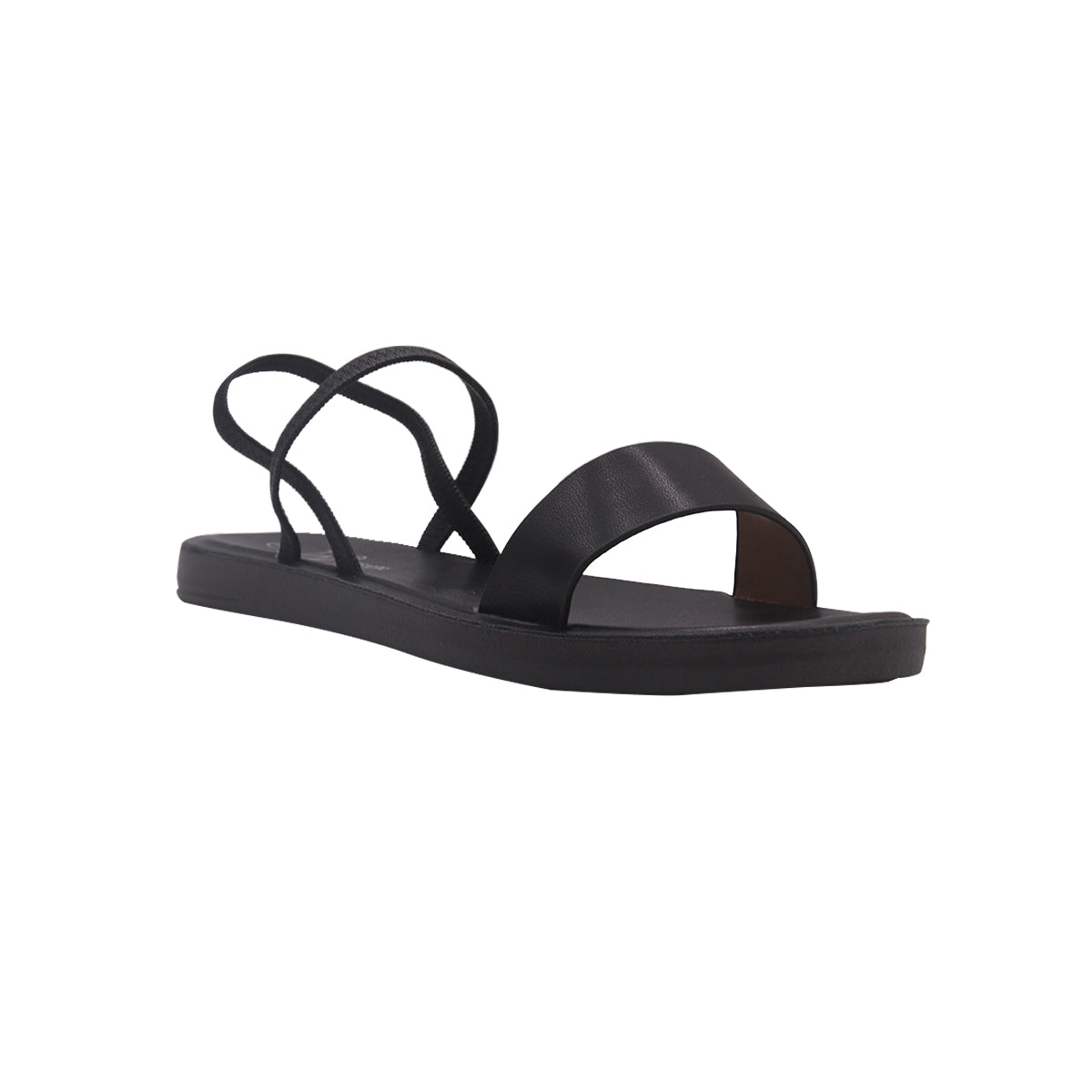 Sandalias Flats Alana Mirabella negro para Mujer