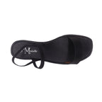 Sandalias Flats Alana Mirabella negro para Mujer