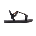 Sandalias Flats Ginger Mirabella negro para Mujer
