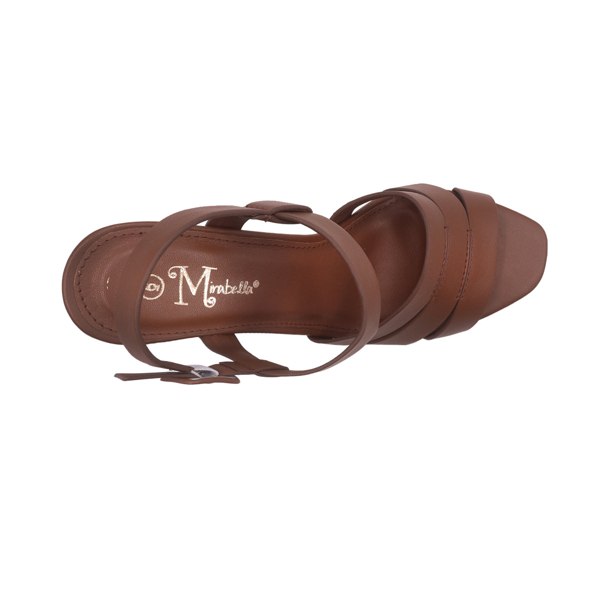 Sandalias Cassie Mirabella cognac para Mujer