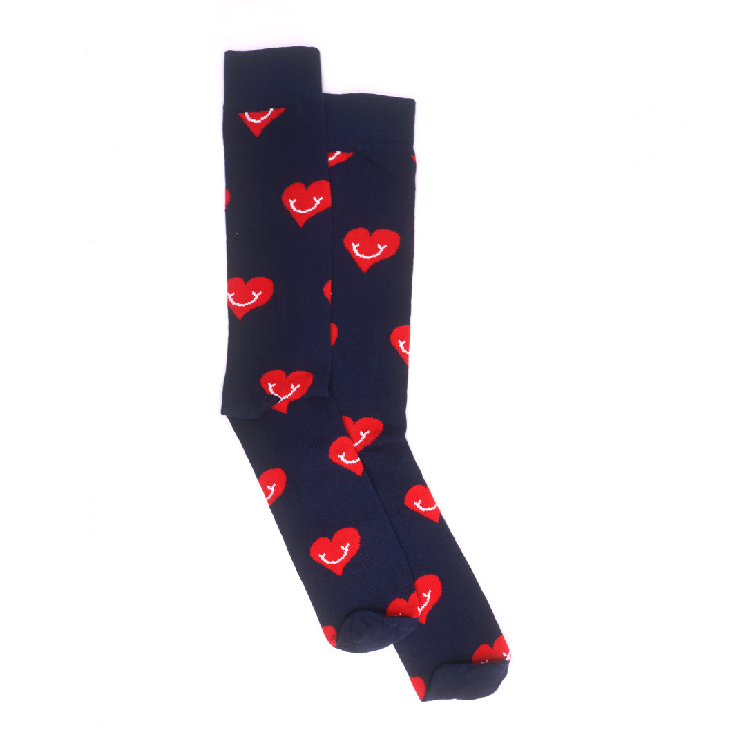 Calcetines Heart Emoji navy para Hombre