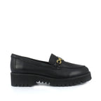 Mocasines Tory Buckle  negro para Mujer