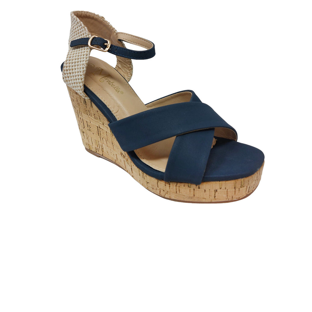 Sandalias Lena navy para Mujer