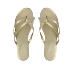 Sandalias flats Karen2 dorado para Mujer