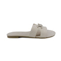 Sandalias flats Cady taupe para Mujer