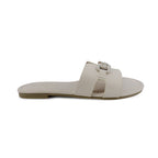 Sandalias flats Cady taupe para Mujer