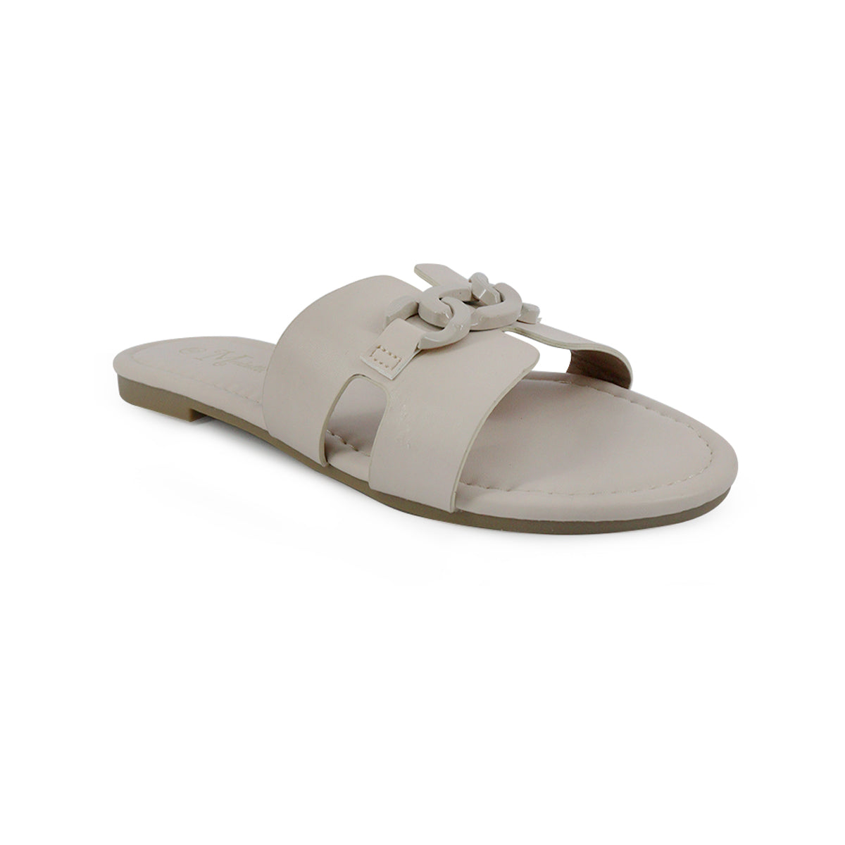 Sandalias flats Cady taupe para Mujer