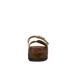 Sandalias flats Mirka beige para mujer