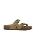 Sandalias flats Berkeley taupe para Mujer