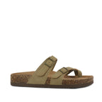 Sandalias flats Berkeley taupe para Mujer