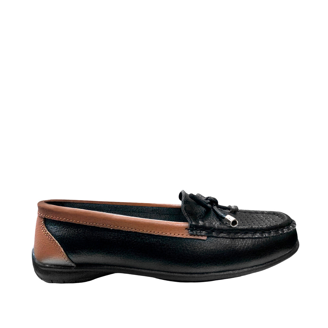 Mocasines Vilma negro para mujer
