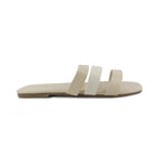 Sandalias flats Mina blanco para Mujer