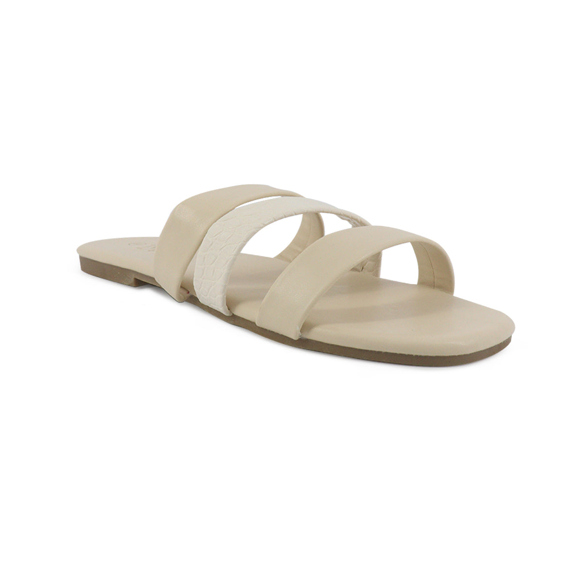 Sandalias flats Mina blanco para Mujer