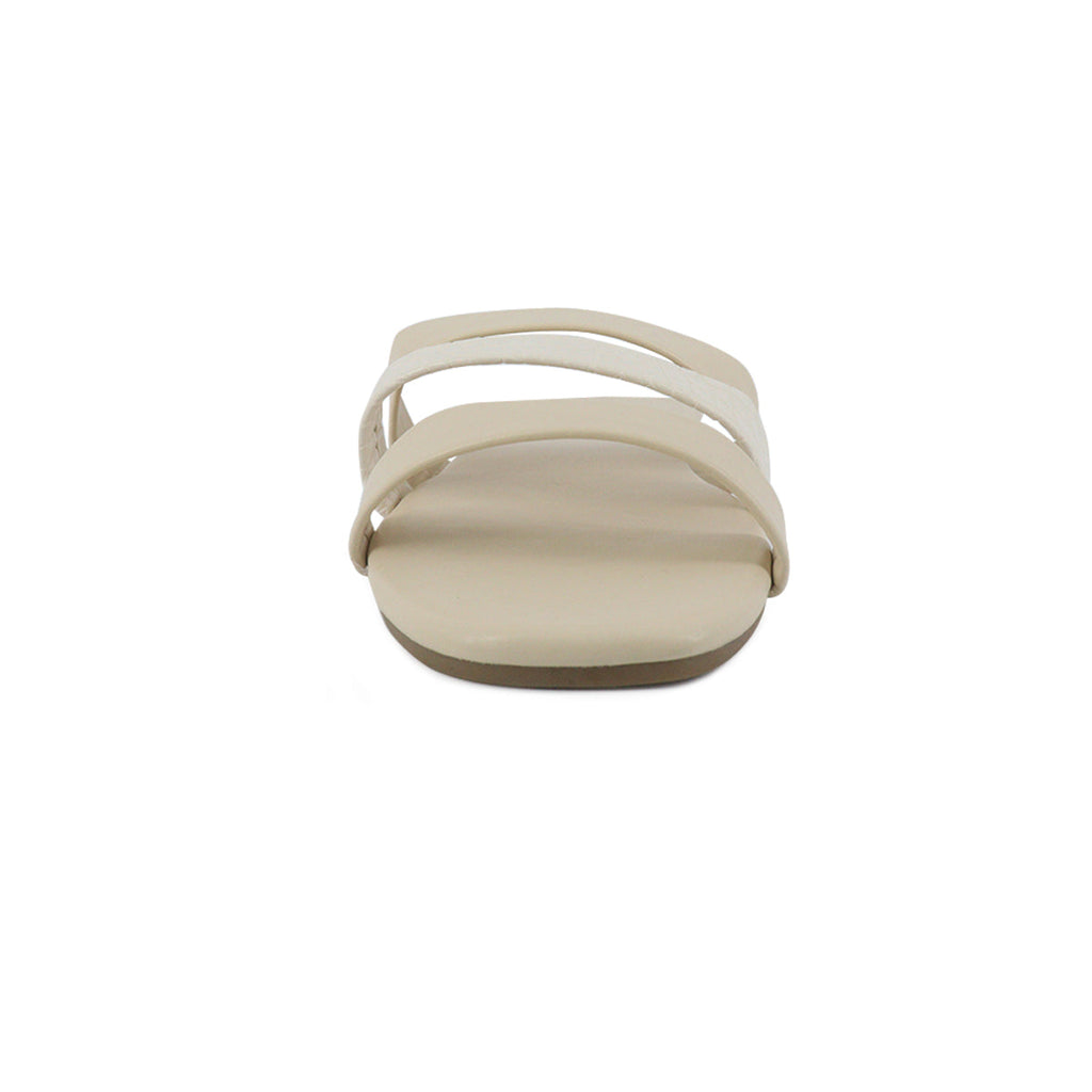 Sandalias flats Mina blanco para Mujer