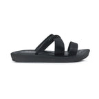 Sandalias flats Zonia negro para Mujer