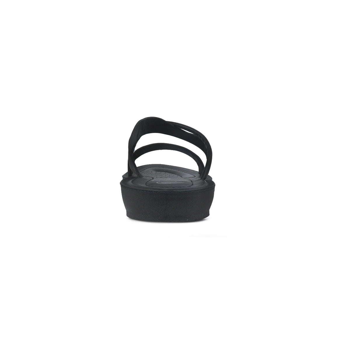 Sandalias flats Zonia negro para Mujer