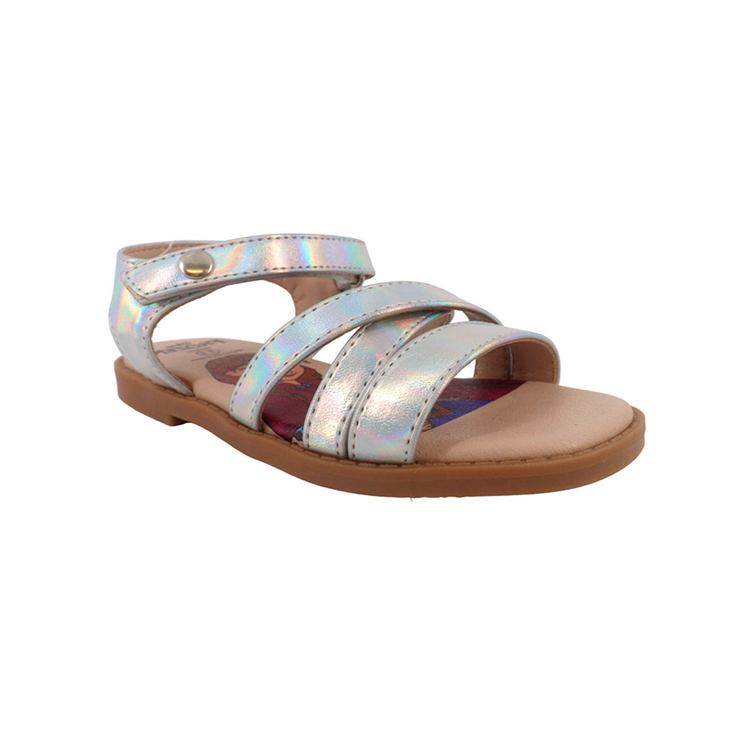 Sandalias flats Frozen plateado para Niñas