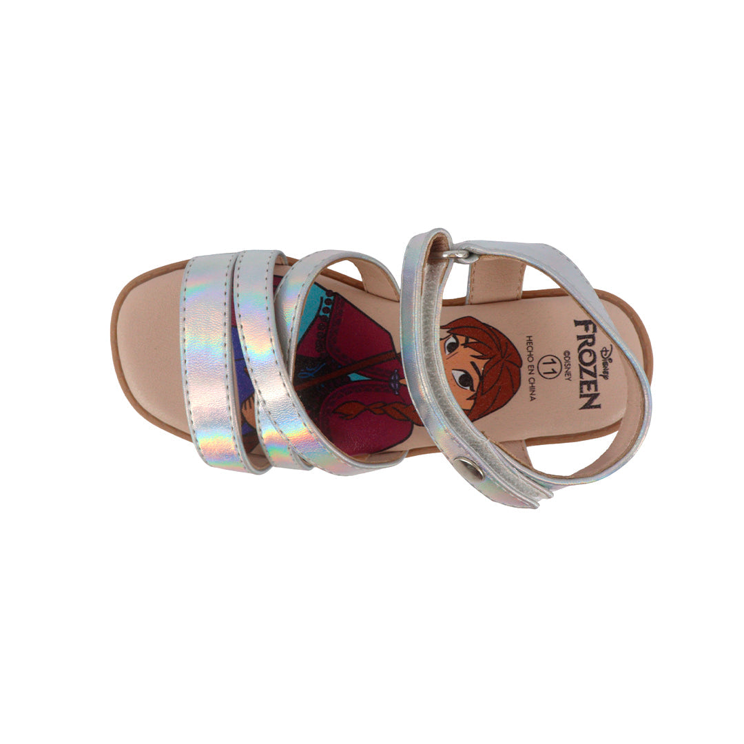 Sandalias flats Frozen plateado para Niñas