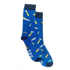 Calcetines Bestdad celeste para Hombre