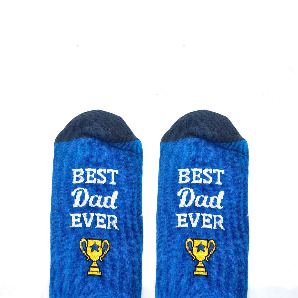 Calcetines Bestdad celeste para Hombre