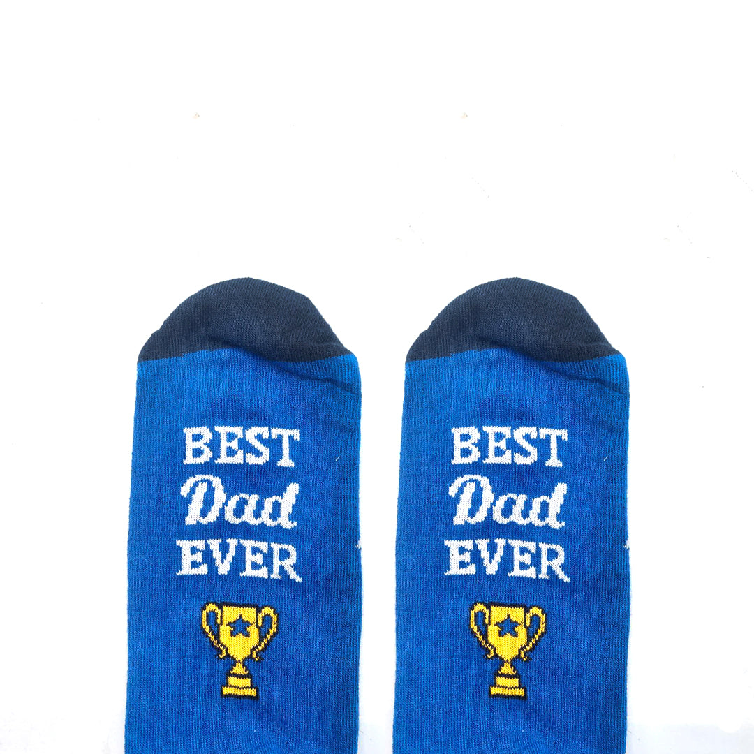 Calcetines Bestdad celeste para Hombre