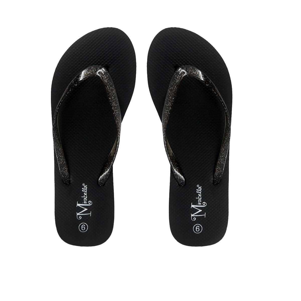 Sandalias flats Bora negro para Mujer