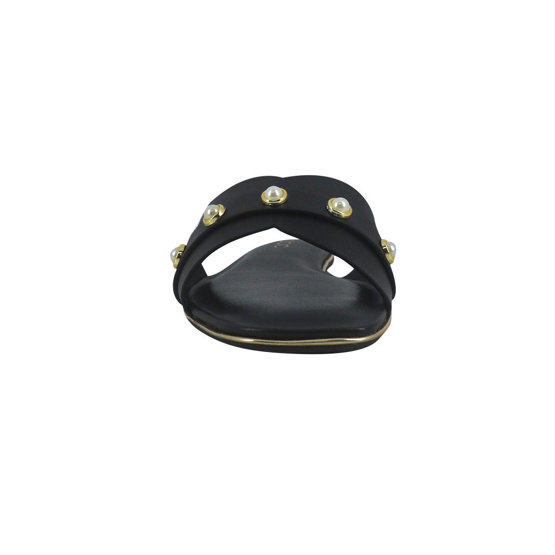 Sandalias flats Neva negro para Mujer