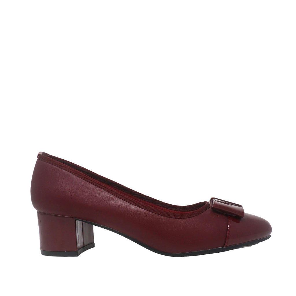Zapatos de tacón Charlotte Mono color burgundy