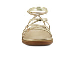 Sandalias flats Daisy dorado para Mujer