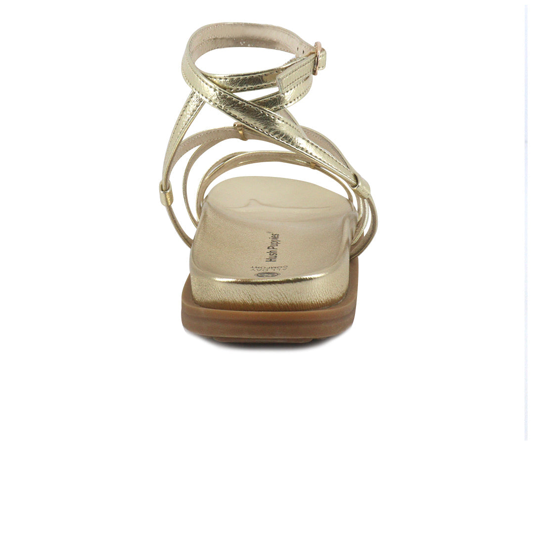 Sandalias flats Daisy dorado para Mujer