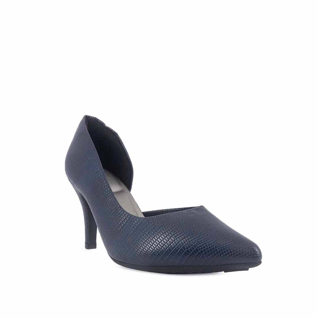 Zapatos de tacon Vera navy para Mujer