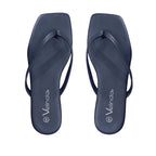 Sandalias flats Karen navy para Mujer