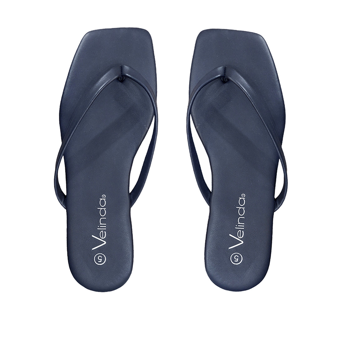 Sandalias flats Karen navy para Mujer