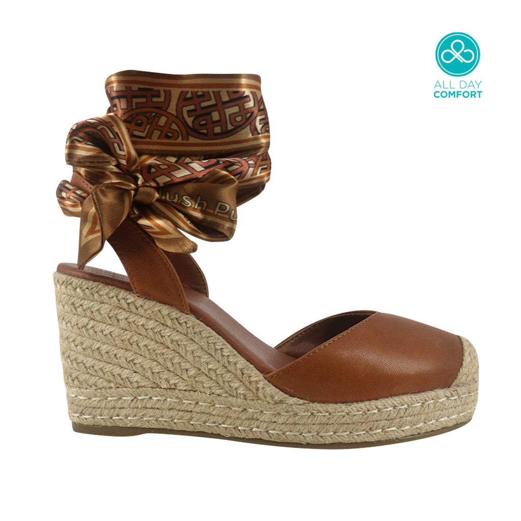 Sandalias Priyanka2 tan para Mujer