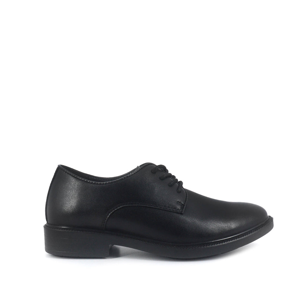Derby shoes escolares Marcus Lu para niño color negro