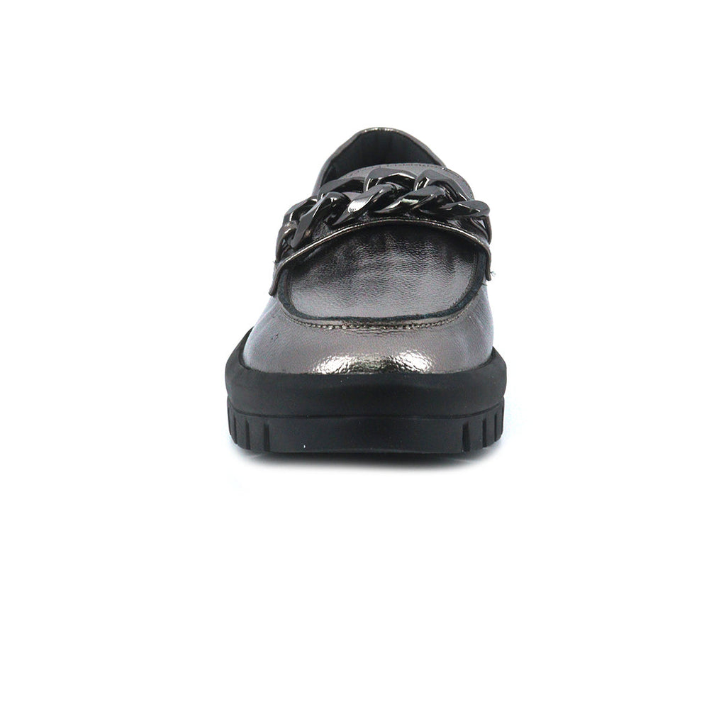 Mocasines Blondie Chain pewter para Mujer