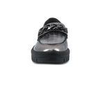 Mocasines Blondie Chain pewter para Mujer