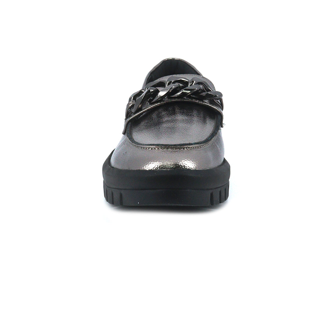 Mocasines Blondie Chain pewter para Mujer