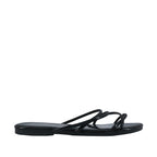 Sandalias flats Keren negro para Mujer