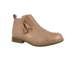 Botines Faye color oro rosa para niñas
