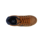 Sneakers Charles color café para niños