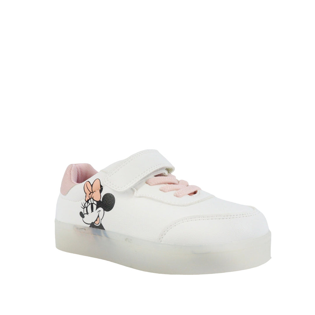 Sneakers Minnie color blanco para niñas