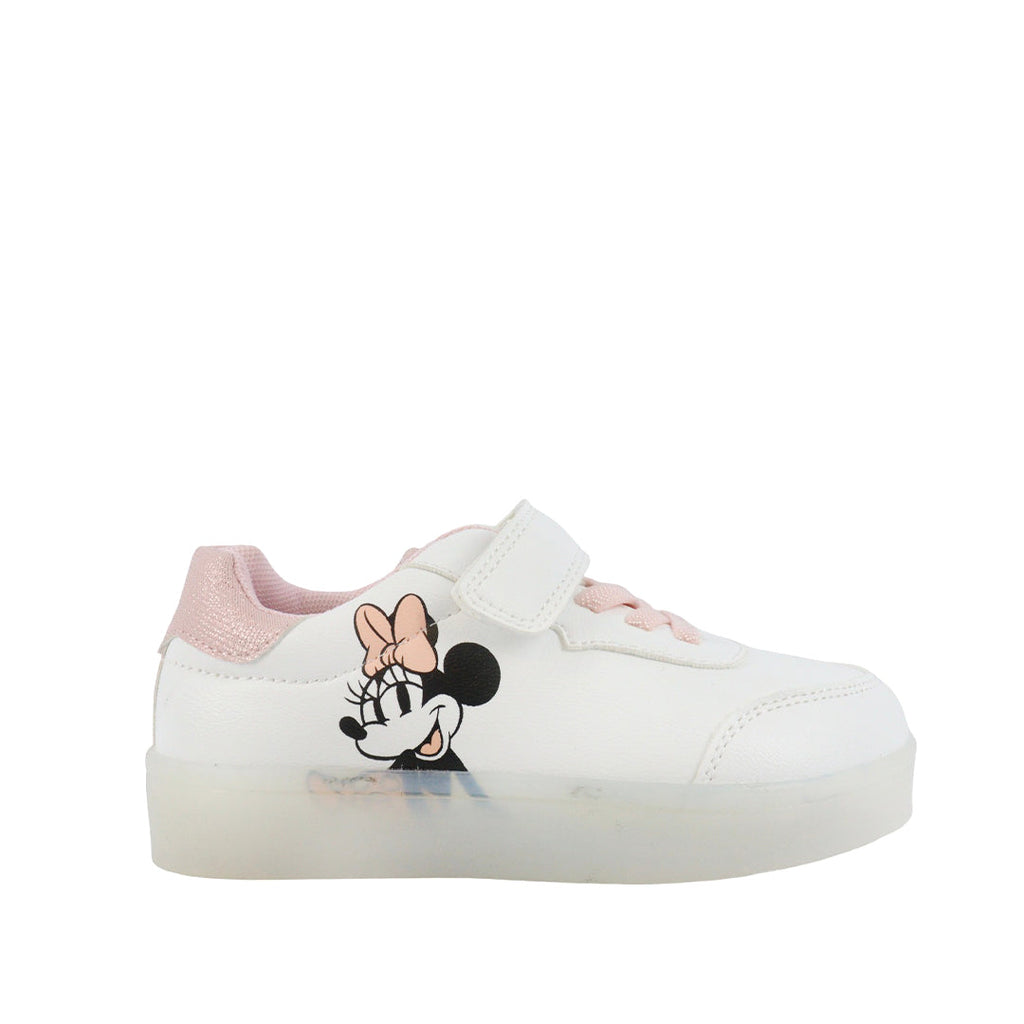 Sneakers Minnie color blanco para niñas