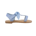 Sandalias flats Blair color celeste para niñas