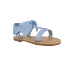 Sandalias flats Blair color celeste para niñas