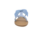 Sandalias flats Blair color celeste para niñas