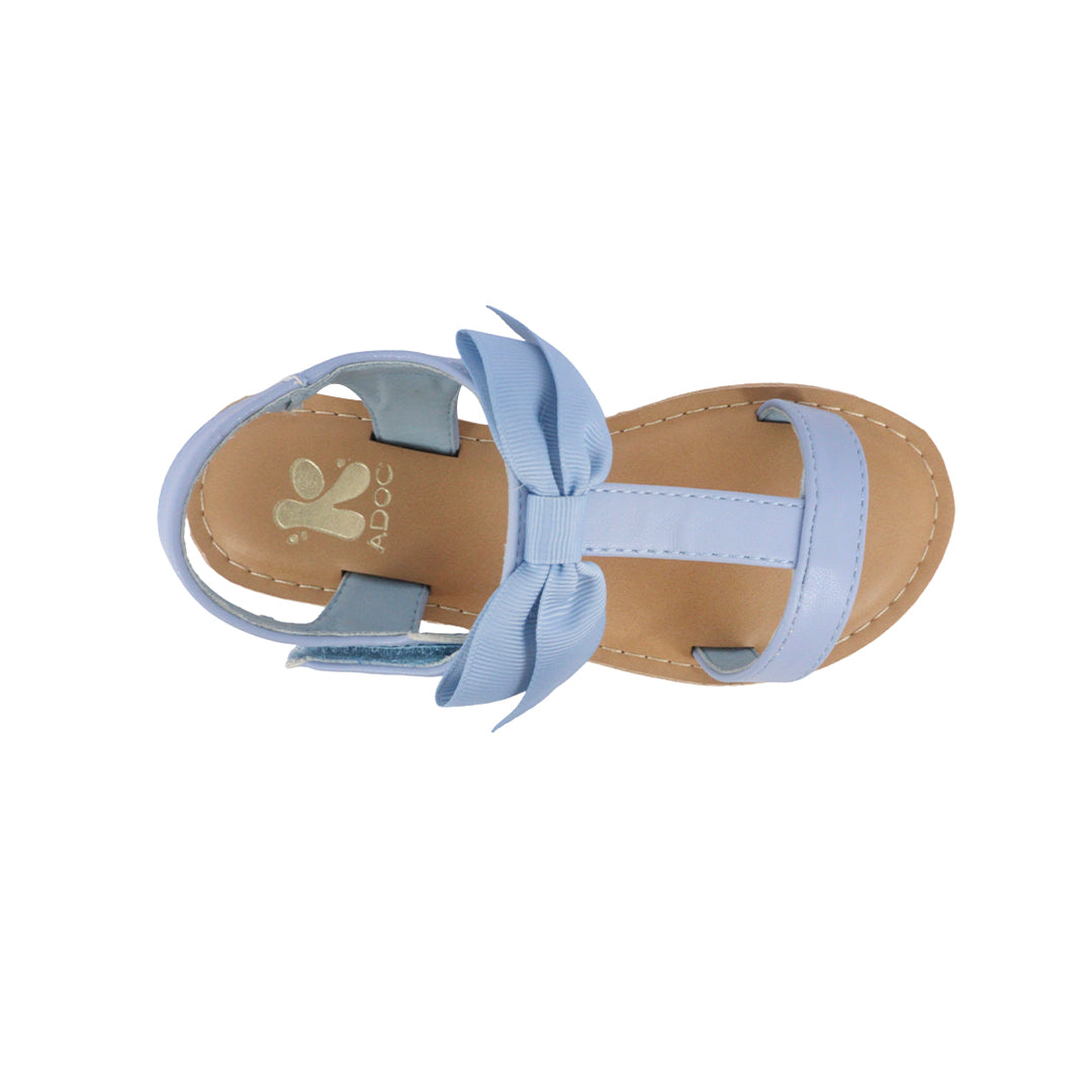 Sandalias flats Blair color celeste para niñas