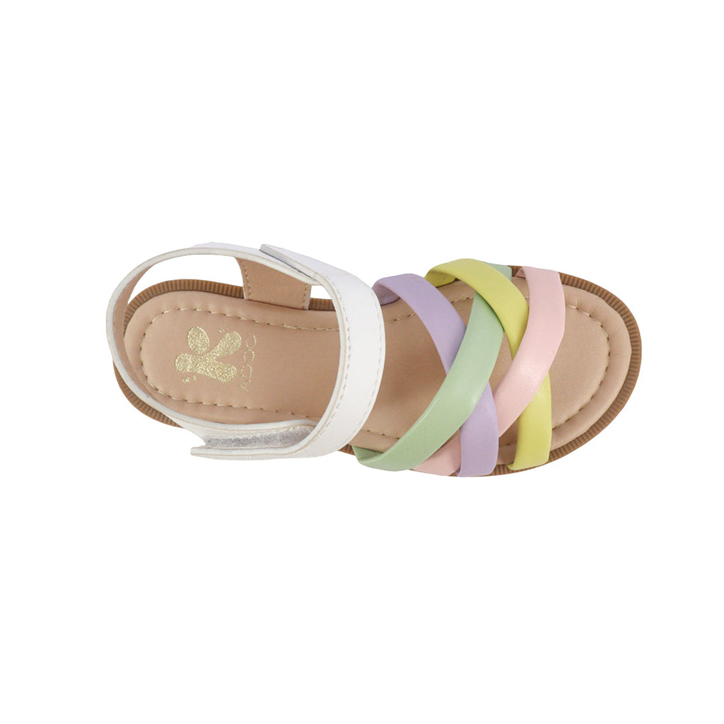 Sandalias flats Aury color multi para infante