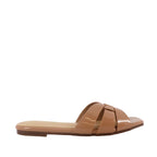 Sandalias slip on Dariana color nude para mujer