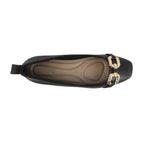 Flats Amelia color negro para mujer
